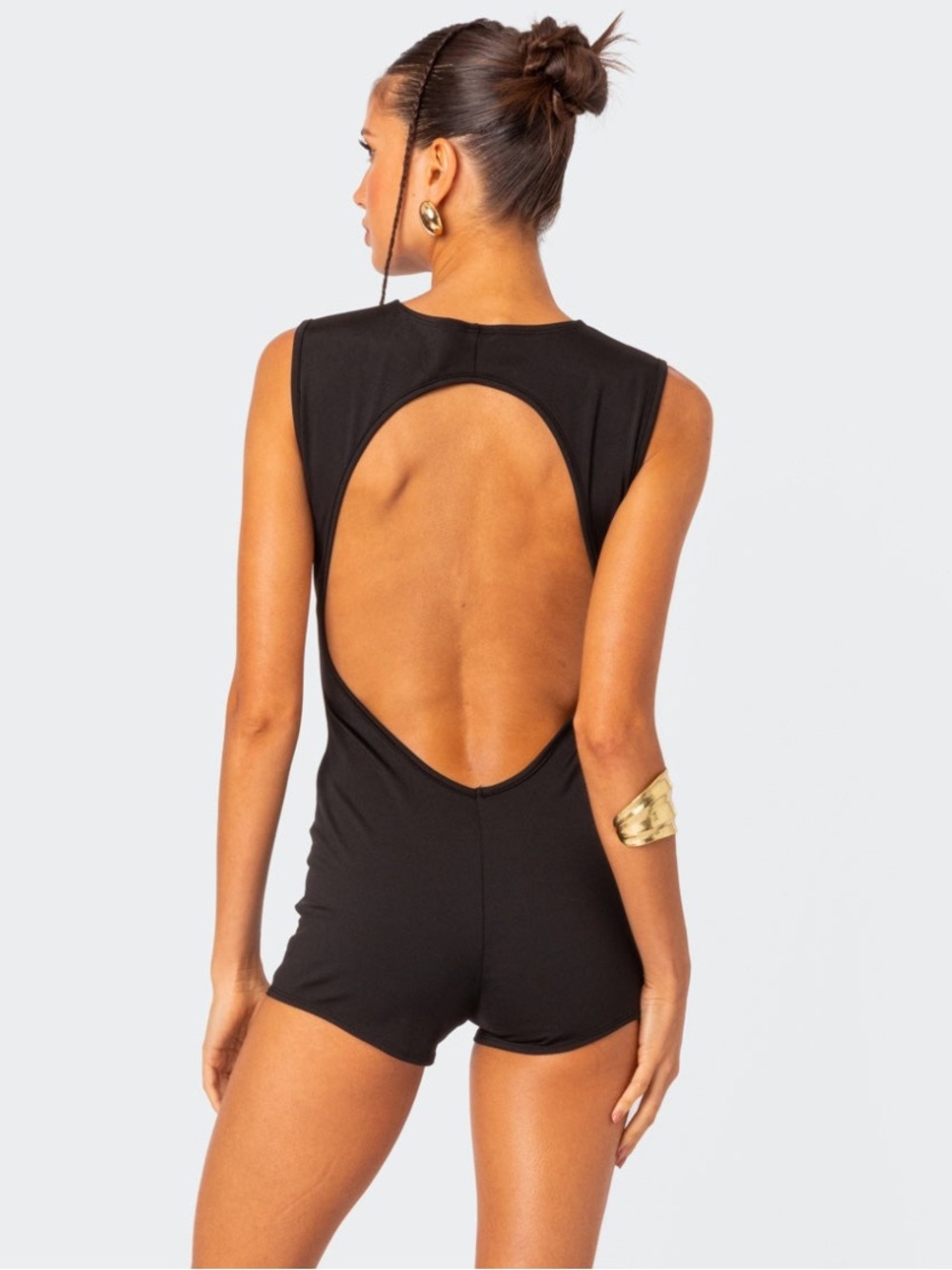 NWT Edikted Open Back Romper